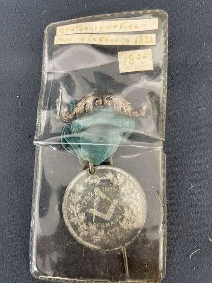 Centenary of Freemasonry in Canada 1792-1892 Medal