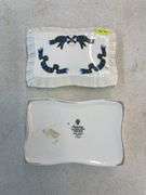 Adderley Fine Bone China Tartan Trinket Dishes - 2 Piece Set