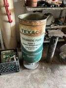 Texaco 16 gallon can and spool