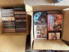 Compact discs, tape cassettes, 8 track cassettes sets