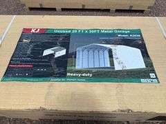 July Equipment, Steel Buildings, and attachments auctions