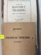 Collection of Early 20th Century War-Related and Language Books
