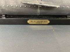H.L. Hunley 1864 Submarine Replica