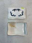 Adderley Fine Bone China Tartan Trinket Dishes - 2 Piece Set