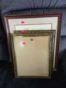 Framed needle art, picture frames