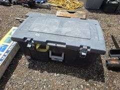 Large Storage Tote with Mess Kit, Straps, and Tool Box