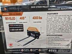 New Wolverine Adjustable Hydraulic Pallet Forks