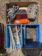 Mixed Lot: Trail Camera, Vehicle Lights, Fasteners and Hardware