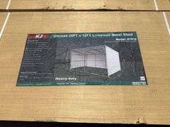 July Equipment, Steel Buildings, and attachments auctions