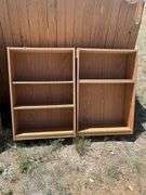 Two Wooden Bookcases