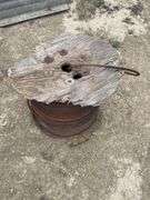 Spool of heavy cable