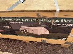 July Equipment, Steel Buildings, and attachments auctions