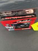 Dale Earnhardt playing cards with collectible tin