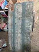 Painted wooden ranch sign