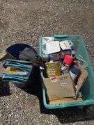 Mixed Lot of Supplies: Solvents, Paints, and More