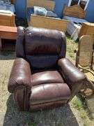 Brown Leather Recliner