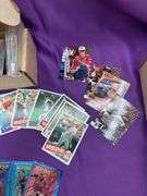 Baseball, basketball, and football cards