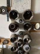 Large set of sockets. Three-quarter and 1 inch drive.