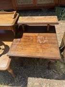 Group of Wooden End Tables