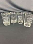 Set of Four U.S. Navy Crest Glasses
