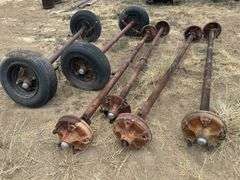 Trailer house axles
