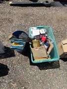 Mixed Lot of Supplies: Solvents, Paints, and More
