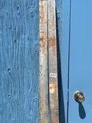 Two Metal Beams/Supports