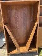 Tall Wooden Bookcase/Shelving Unit
