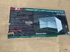 July Equipment, Steel Buildings, and attachments auctions