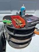 Rolling Mechanics Parts Organizer with Fittings and Supplies
