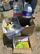 Mixed Lot: RV Antifreeze, Bleach, Septic Tank Cleaner, and Assorted Supplies
