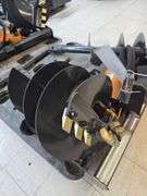 New Wolverine Skid Steer Auger Drive & Bit Attachment