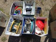 Kitchenware Lot: Bowls, Plates, Glasses, Toaster, and Utensils