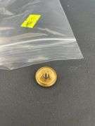 Military Uniform Button with Eagle Design