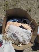 Box Lot of Mixed Household Linen
