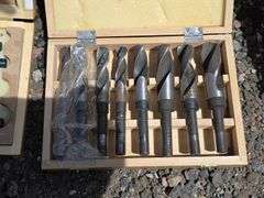 Lot of Drill Bit Sets, Utility Pump, and Chip Brushes