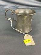 English Pewter Commemorative Mug
