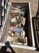 Outdoor Storage Box with Contents