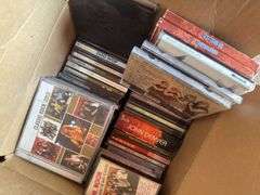 Compact discs, tape cassettes, 8 track cassettes sets