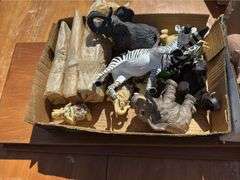 Mixed Lot of Animal Figurines and Toys