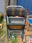 Folding Chairs and Step Stool