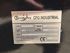 New CFGI Skid Steer Concrete Breaker 2024 SSHH680