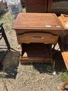 Group of Wooden End Tables