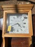 Wooden Shelf Clock with Drawer