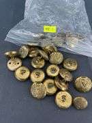 Bag of Military Buttons - R. James B'ham