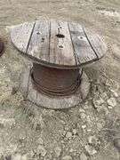 Spool of heavy cable.