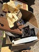 Mixed Box Lot with Wooden Desk Organizer and Decorative Faux Book Box
