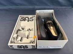 SAS black loafers