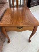 Pair of matching end tables, with coffee table