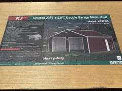 July Equipment, Steel Buildings, and attachments auctions